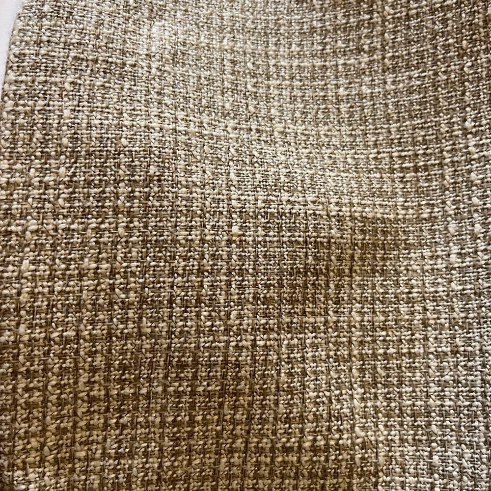 Woven Tan Fabric pillow case 18x18